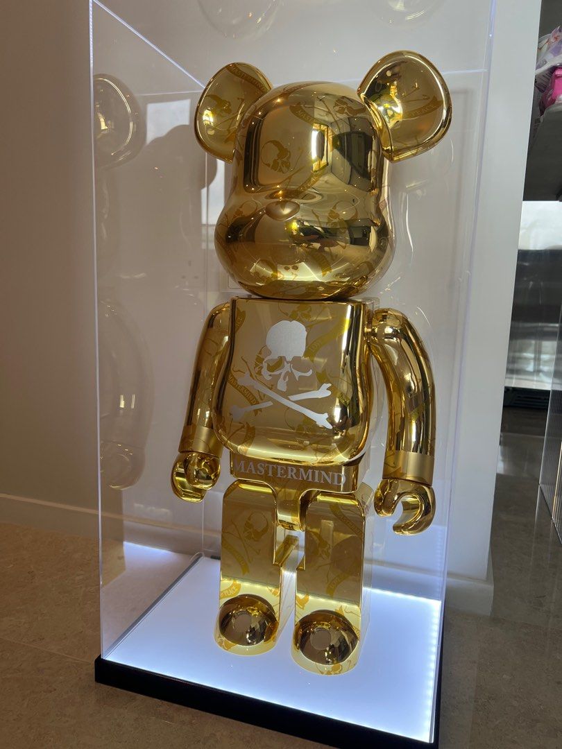 MEDICOM TOY - BE@RBRICK mastermind JAPAN GOLD1000％ MEDICOM TOY: BE@RBRICK - Mastermind Japan Gold 100% & 400
