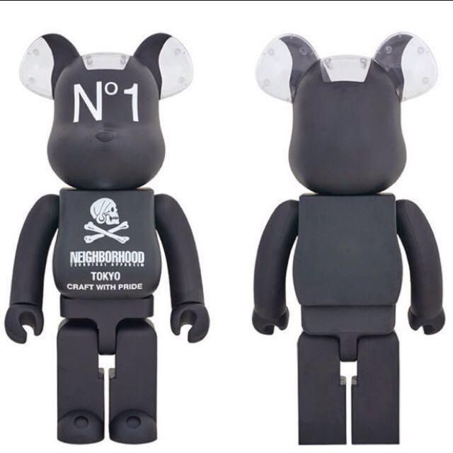 全新未開BearBrick Neighborhood 1000% APE Mastermind Marvel DC