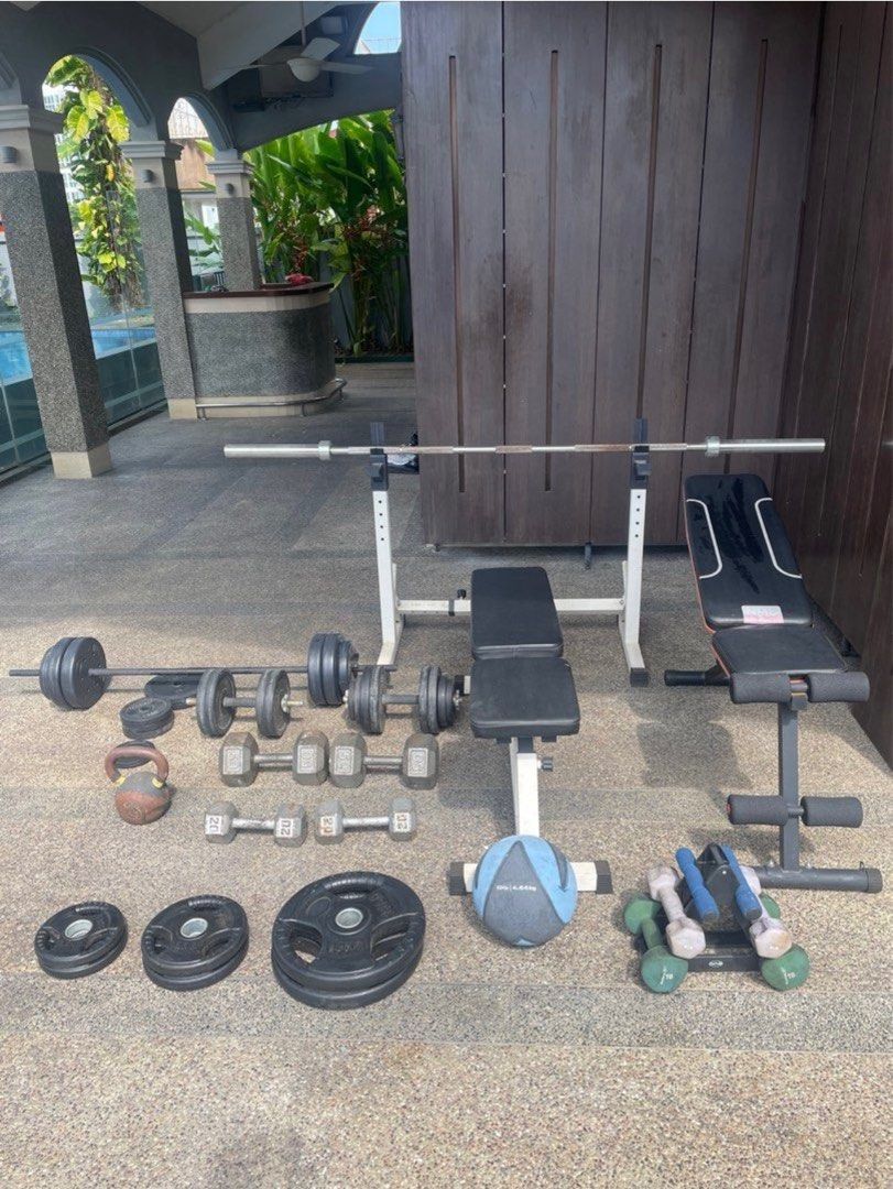 Gym weights cheap for sale used