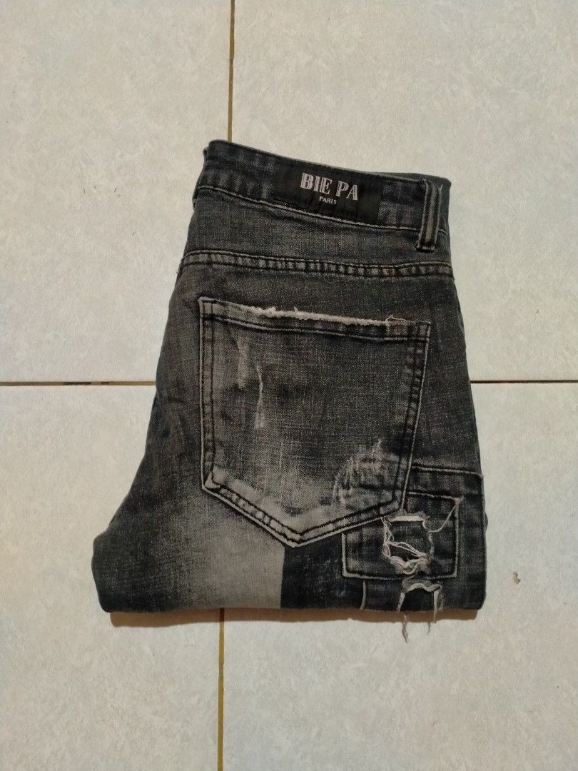 BIE PA PARIS BIKERZ JEANS RIPPED