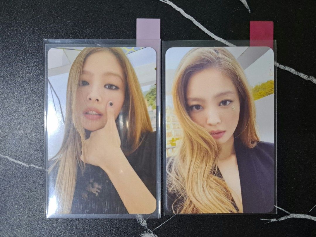 BLACKPINK JENNIE BORN PINK PHOTOCARD [JENKUKO & JENCHANEL] BORNPINK