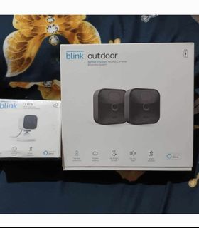 Blink Outdoor 3pcs Camera Kit and Echo Show 5 ALEXA