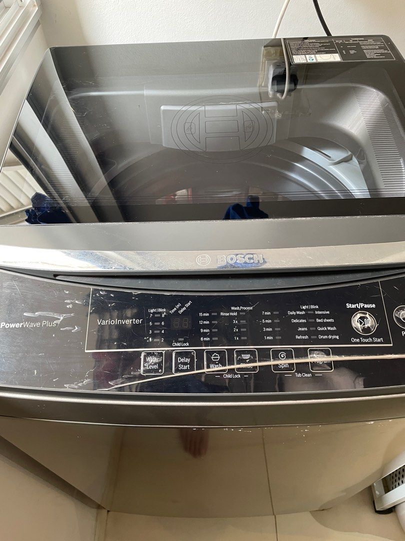 Bosch Top Load Washing Machine 10kg, TV & Home Appliances, Washing