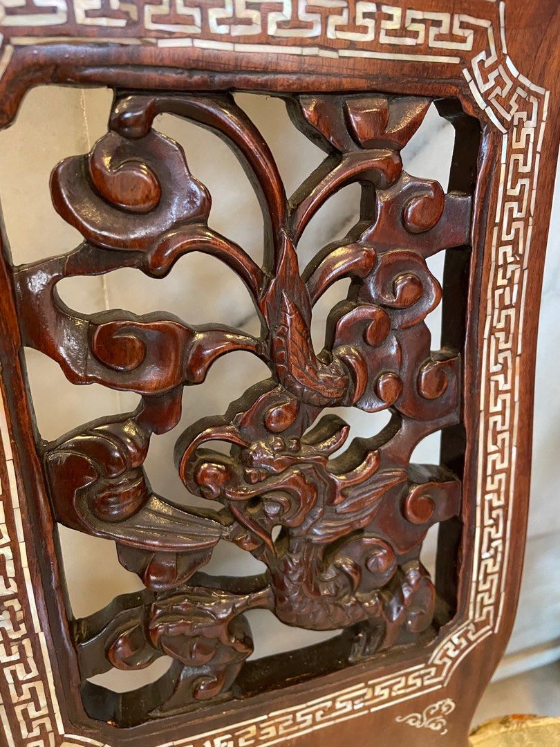 Burmese Rosewood Chinese Furniture Set, Furniture & Home Living