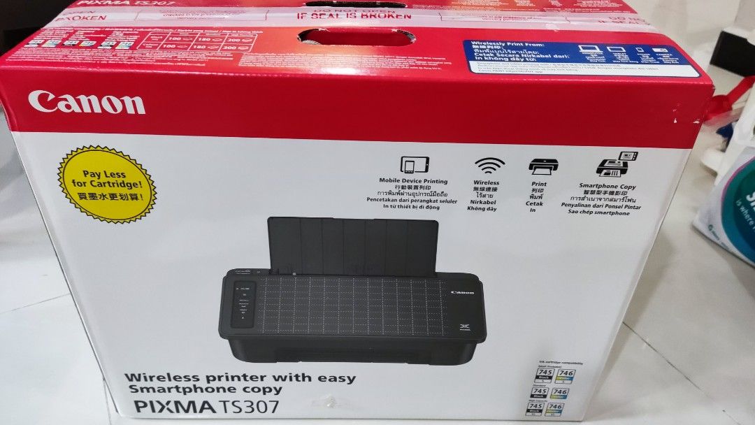 Canon Pixma TS307 Wireless Printer, Computers & Tech, Printers, Scanners & Copiers on Carousell