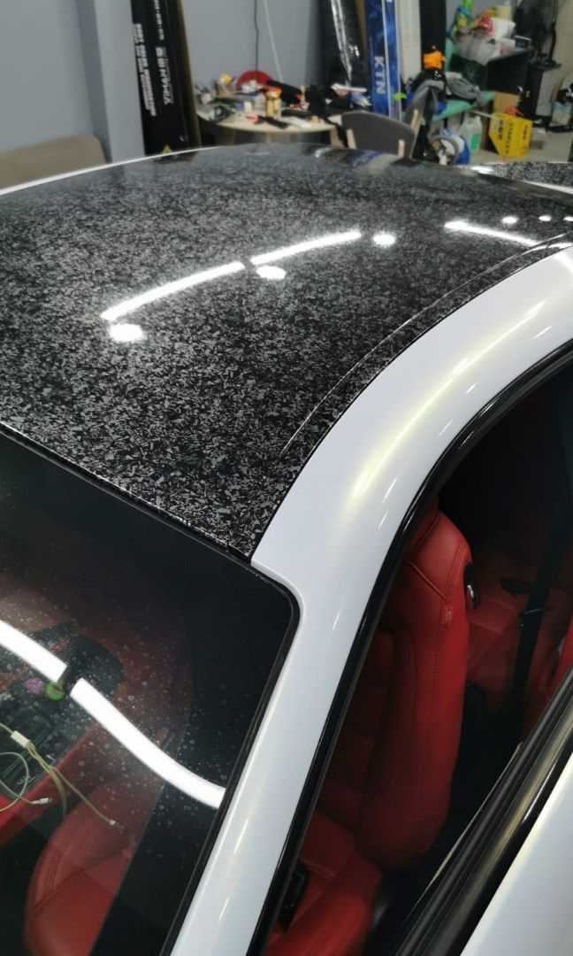 Car roof wrap (Gloss Black,Matt Black,Carbon), Car Accessories, Car