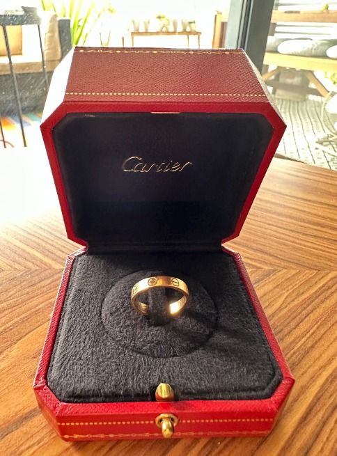 Cartier Rose Gold Love Ring Wedding Band EU Size 49 US size 5