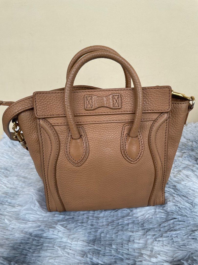 Celine Nano Luggage with Entrupy Certificate of Authenticity Luxury