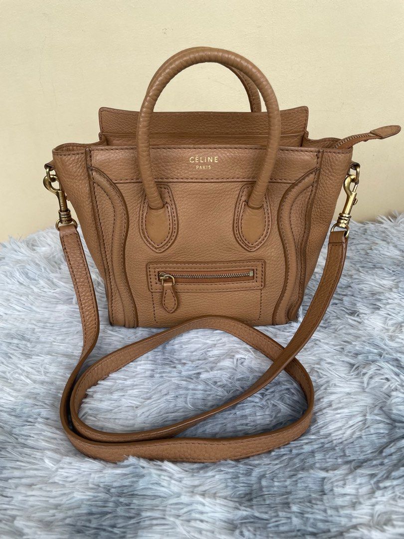 Celine nano 2025 luggage tan