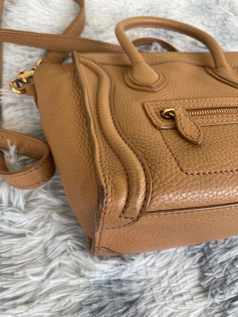 Celine Nano Luggage with Entrupy Certificate of Authenticity Luxury
