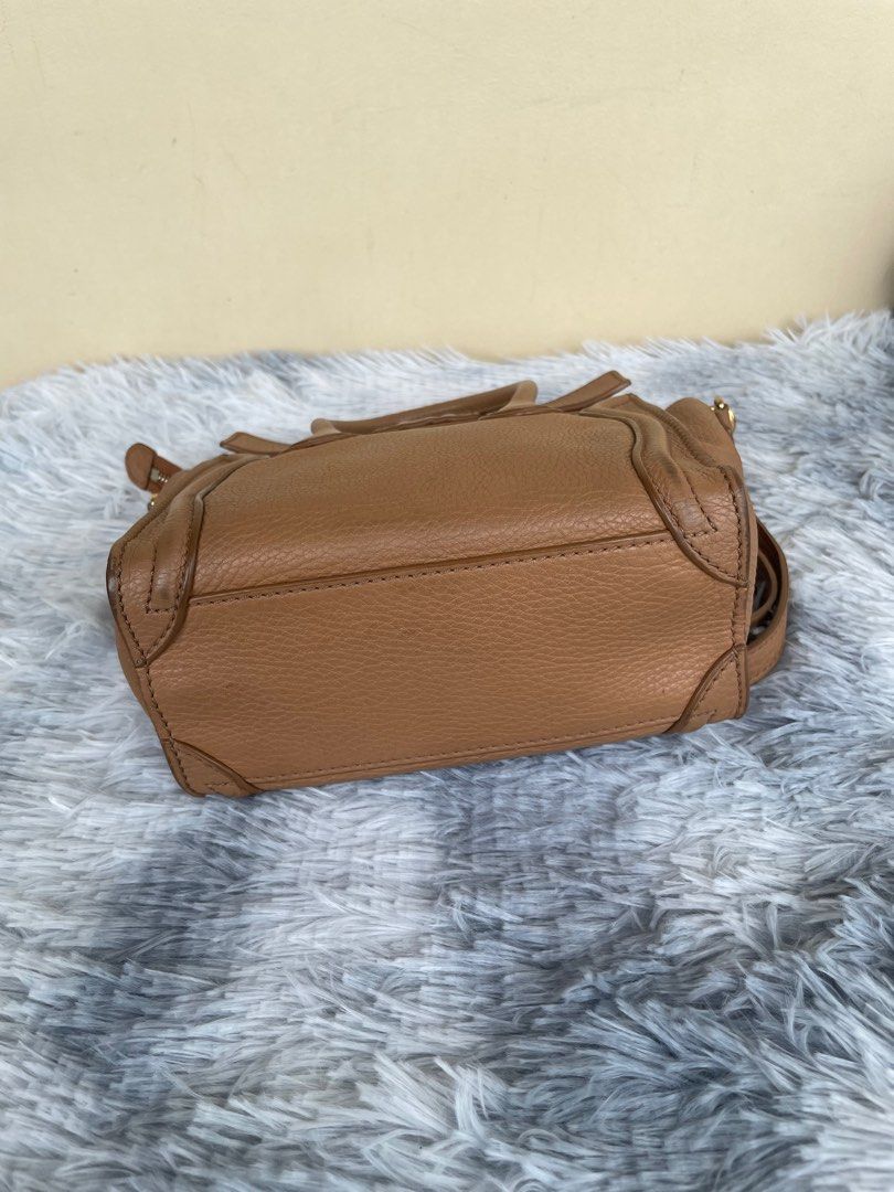Celine Nano Luggage with Entrupy Certificate of Authenticity Luxury