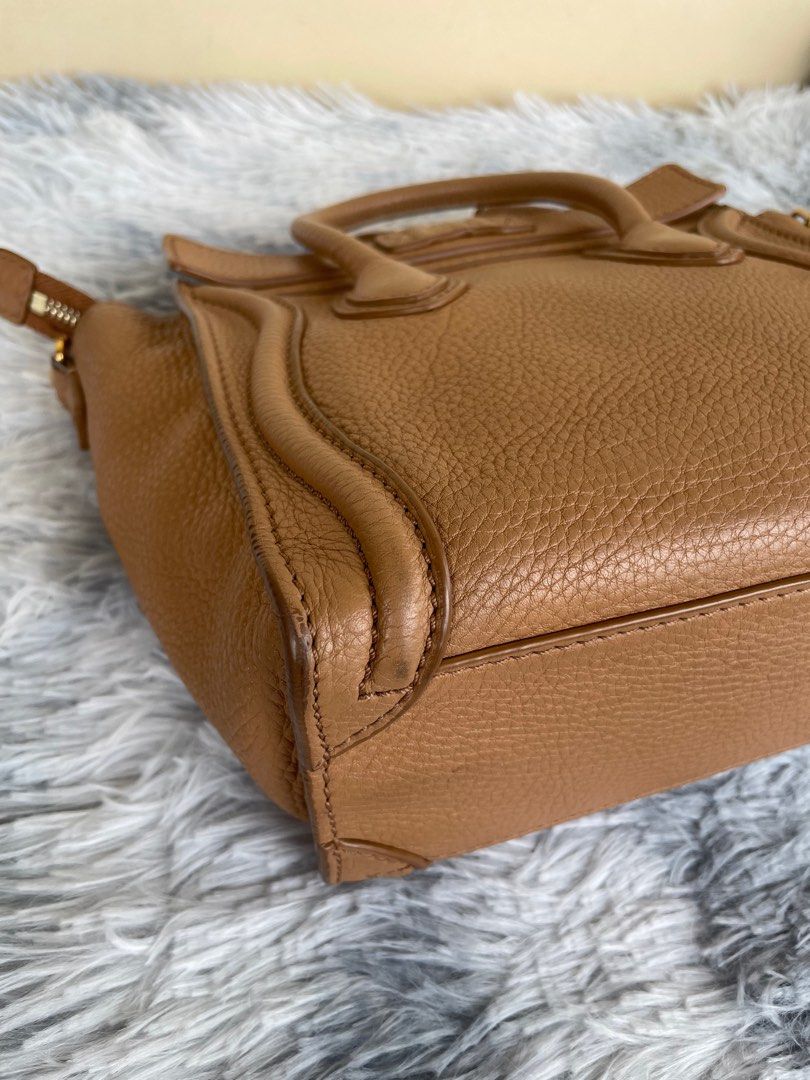 Celine Nano Luggage with Entrupy Certificate of Authenticity Luxury