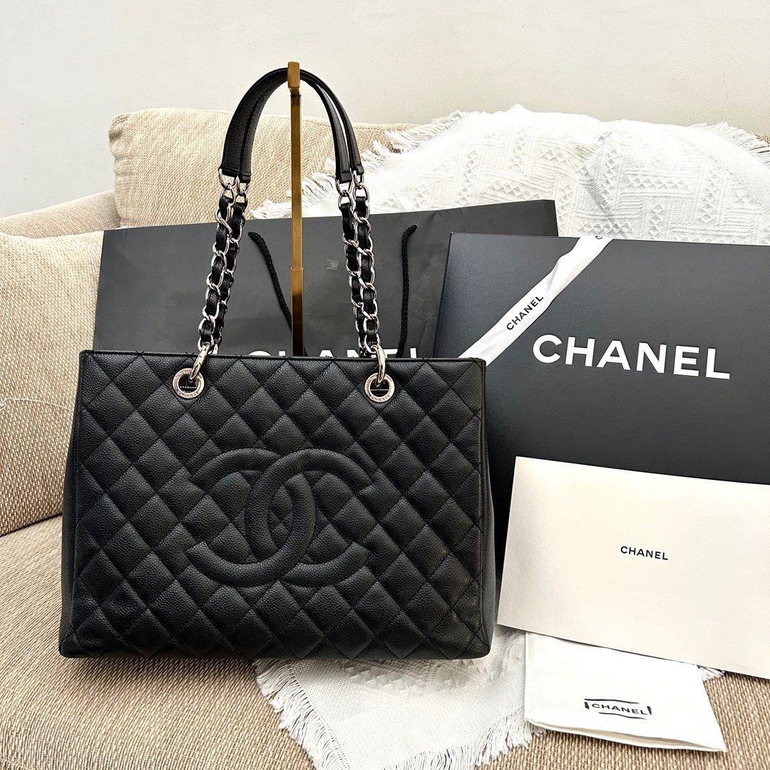 Chanel GST Caviar Grand Shopping Tote Bag, Luxury, Bags & Wallets on  Carousell
