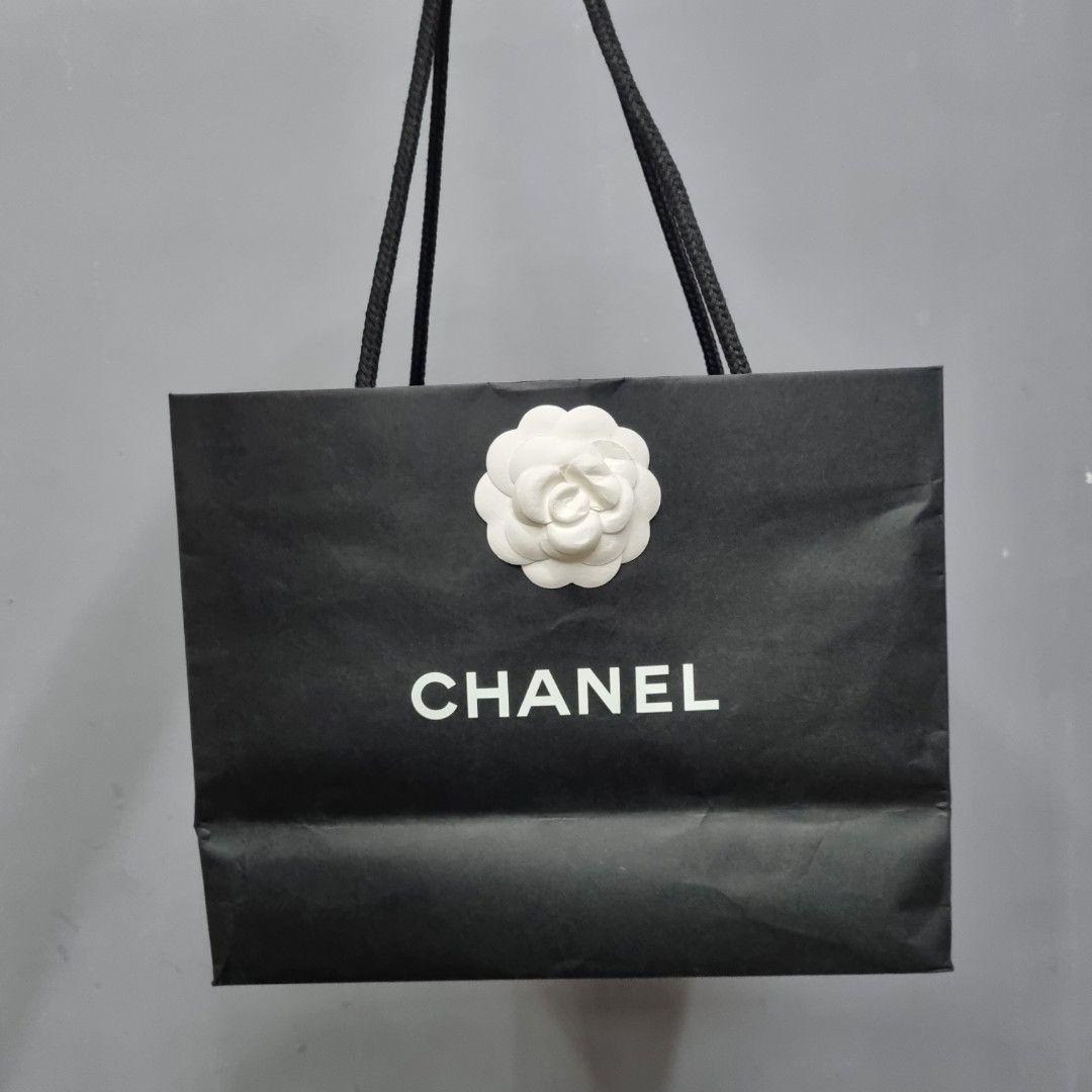 Chanel paper bag, Luxury, Bags & Wallets on Carousell