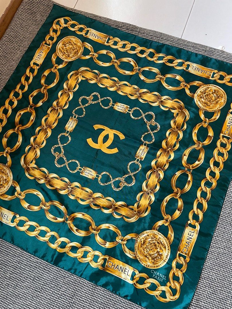 Vintage clearance chanel scarf
