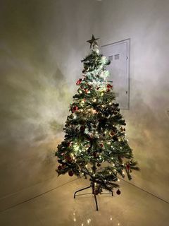 Christmas Tree (6 Ft), Ornaments and Lighting