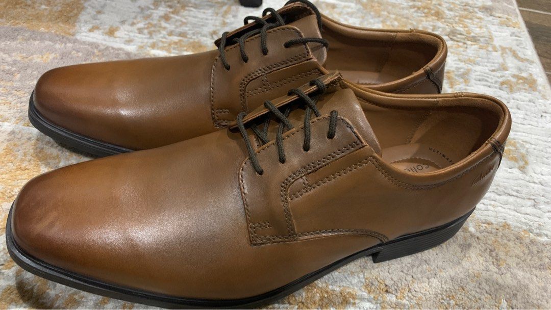 Clarks tilden brown new arrivals