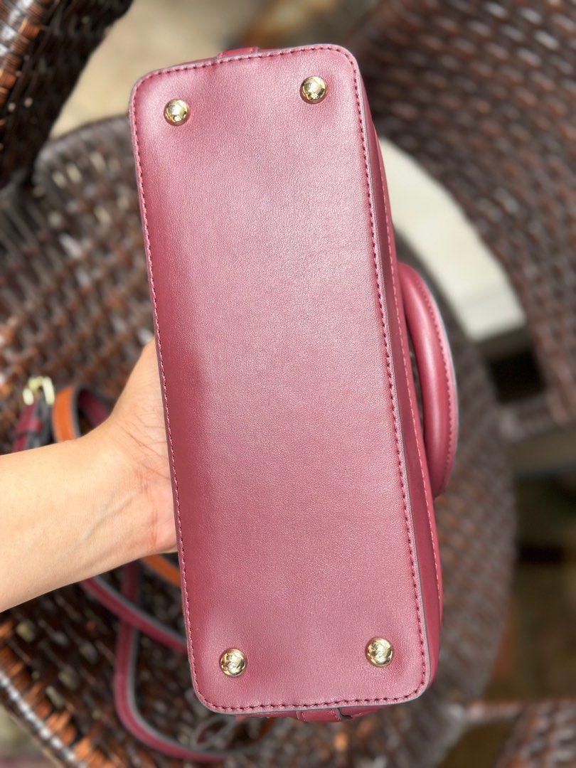 Coach Sierra Satchel Shoulder Handbag PINK NEW