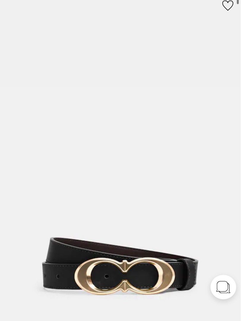 Coach Signature Buckle Belt, Women's Fashion, Watches & Accessories