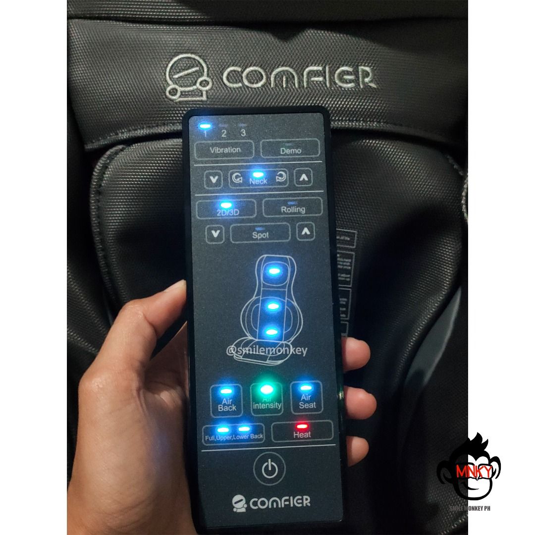 COMFIER Shiatsu Neck Back Massager with Heat, 2D  