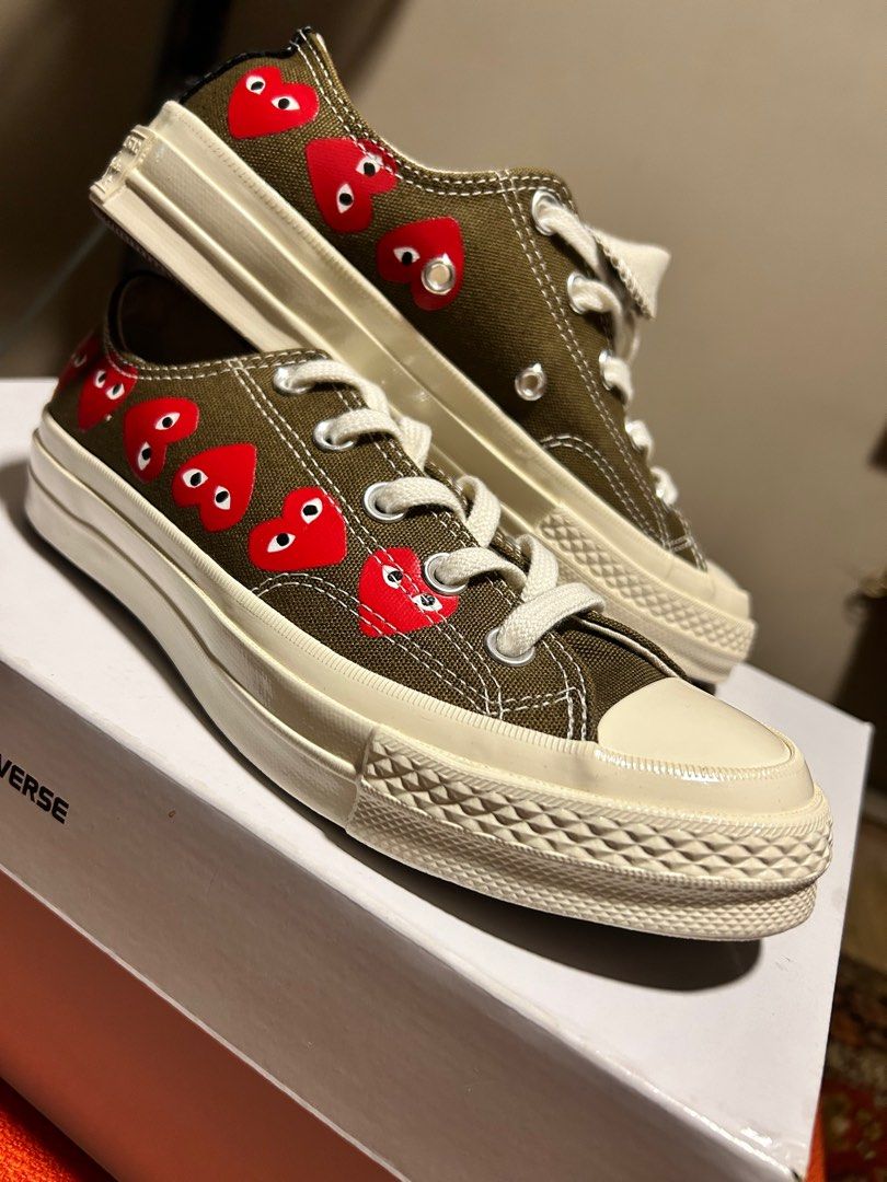 Commes des discount garcon converse khaki