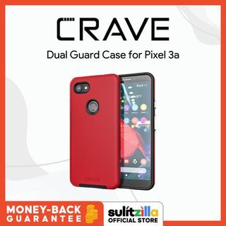 Crave Dual Guard Protection Case for Google Pixel 3a - Red
