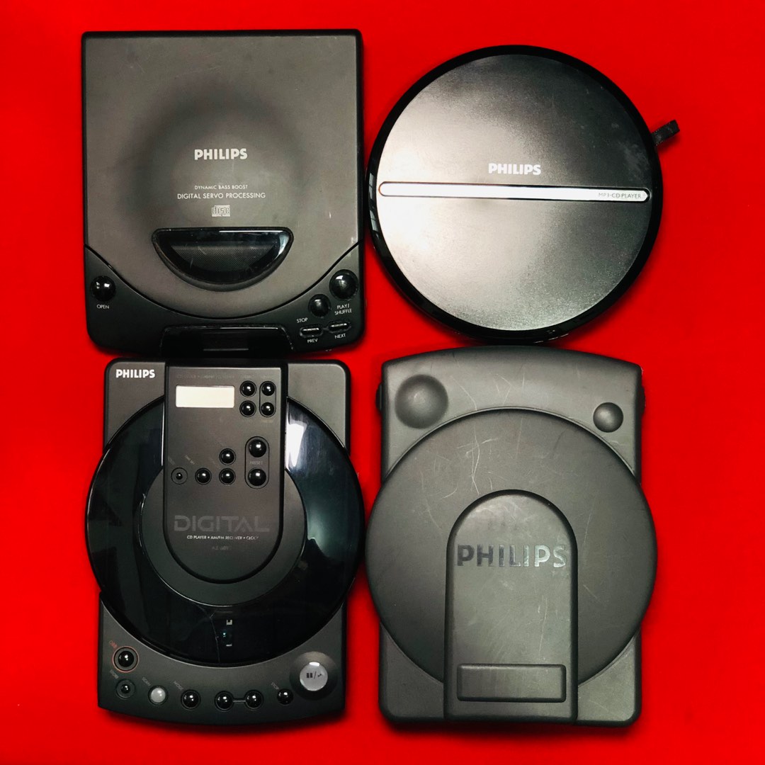 DEFECTIVE PHILIPS Portable CD players BUNDLE Walkman, Hobbies & Toys