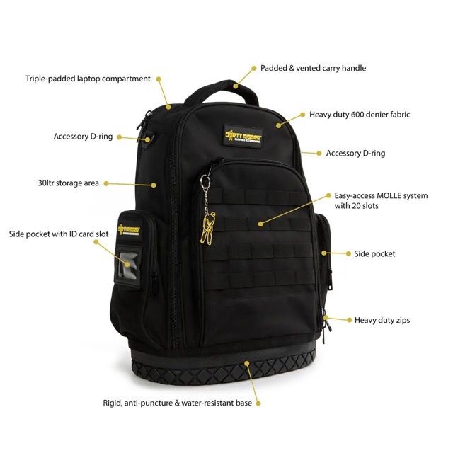 DIRTY RIGGER® TECHNICIAN'S BACKPACK V1.0, Men's Fashion, Bags, Backpacks on  Carousell