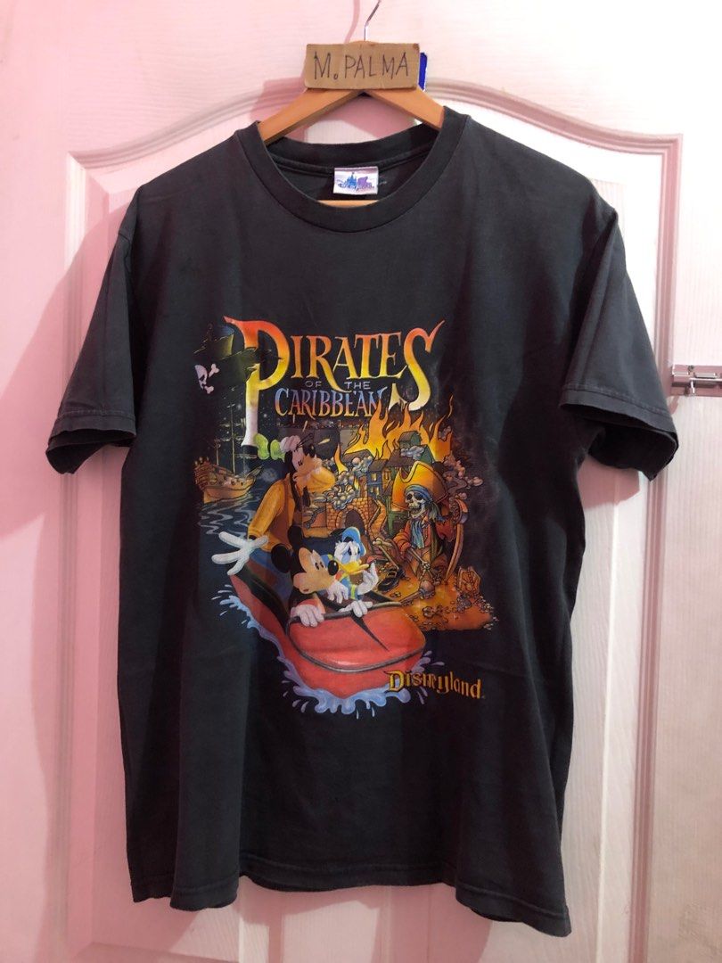 Disneyland Pirates of the caribbean shirt large 21.5x29 rare hard to find  disney shirt, Men's Fashion, Tops & Sets, Tshirts & Polo Shirts on Carousell