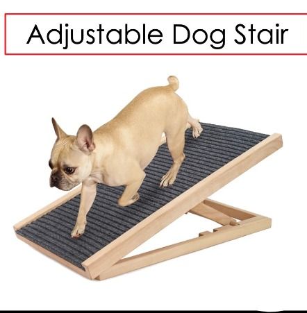 Adjustable store dog stairs