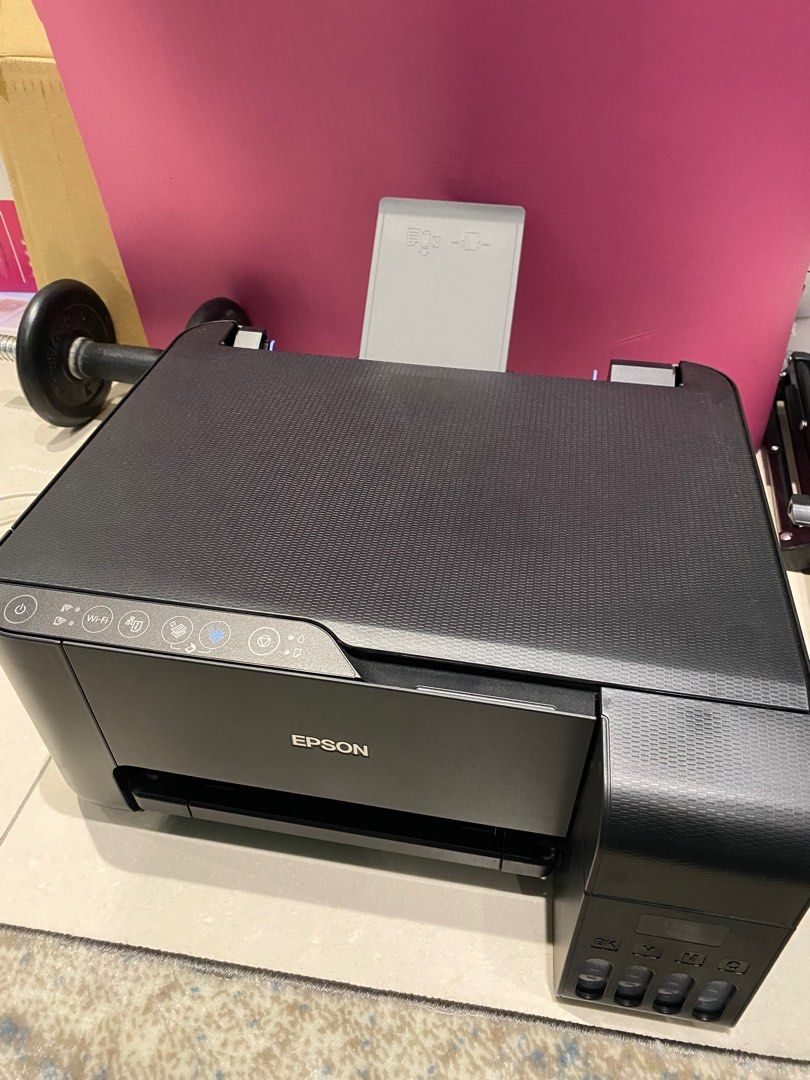 Epson printer allinone ink tank L3150 wireless printer, Computers