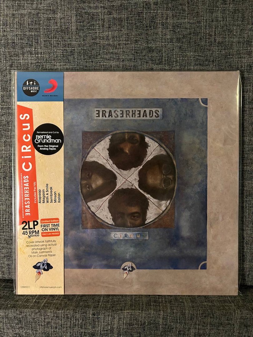 Eraserheads Circus 2LP 45RPM Black Vinyl on Carousell