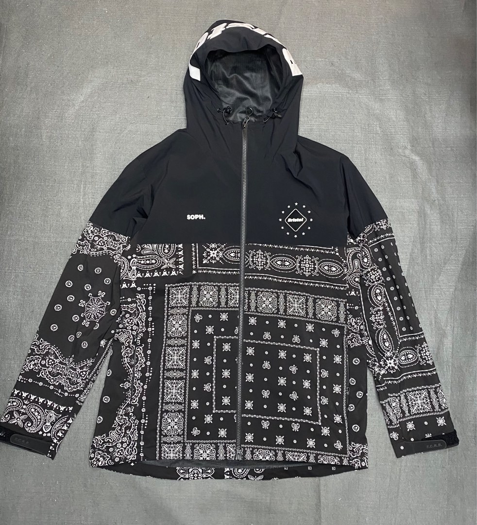 F.C.R.B. BANDANA TRAINING JACKET ブラック XL - ナイロンジャケット