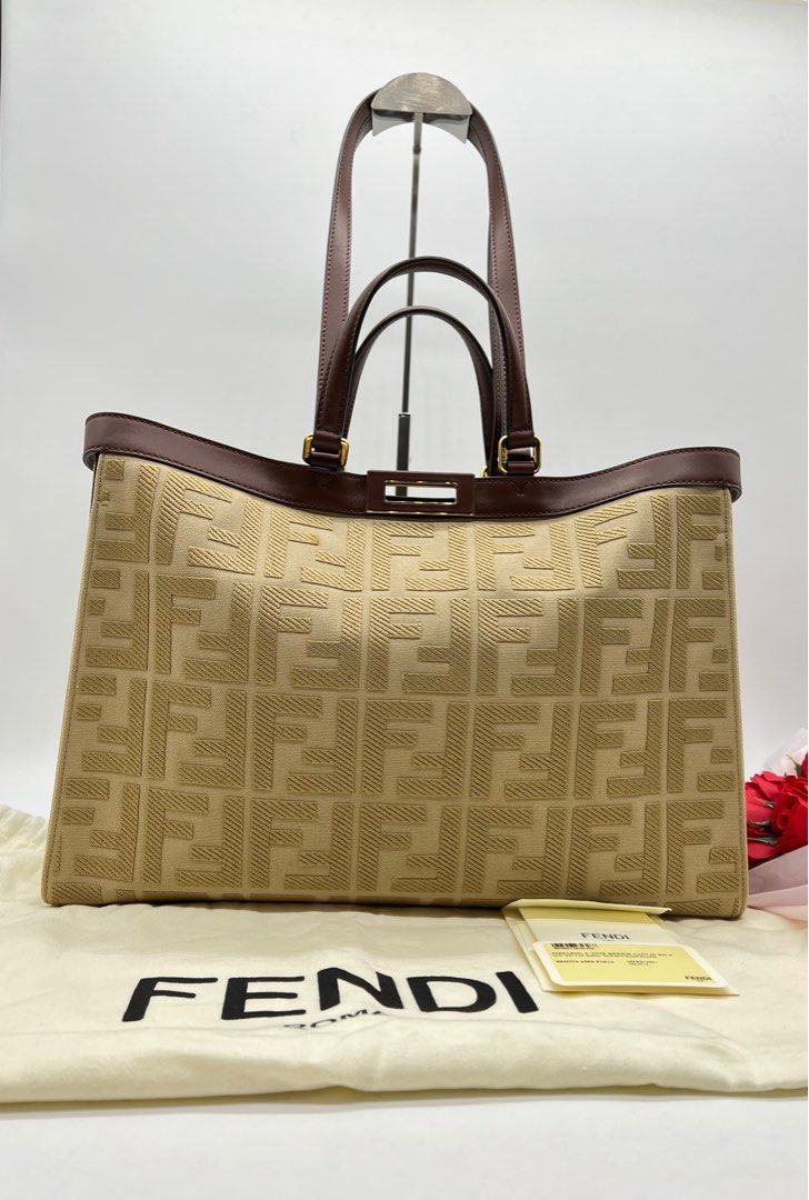 Fendi peekaboo canvas store