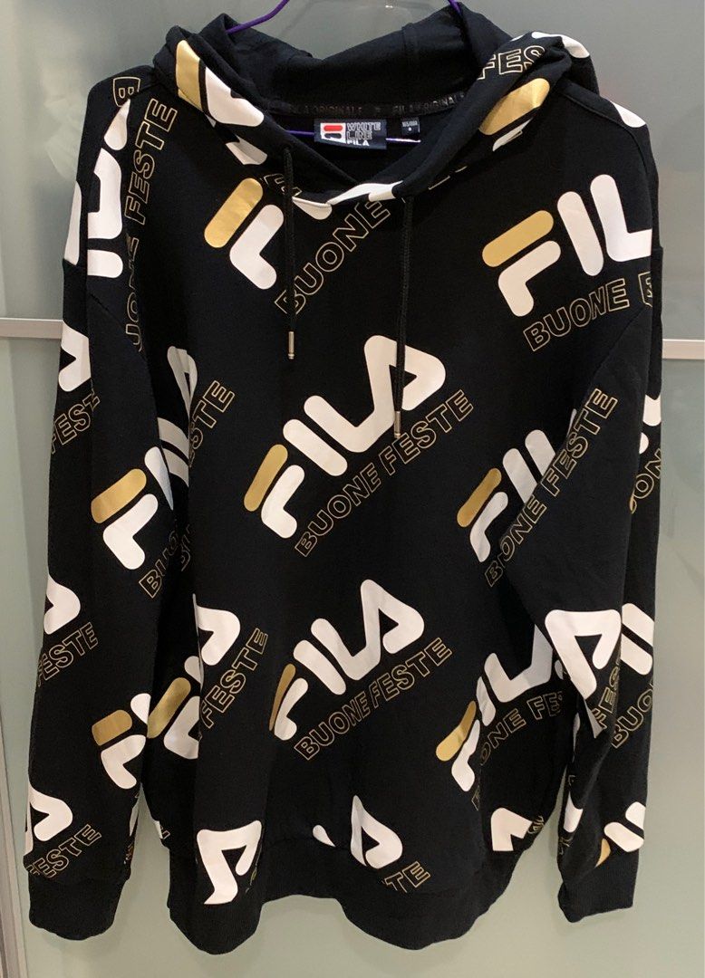 Fila Logo Hoodie Women s Fashion Tops Longsleeves on Carousell