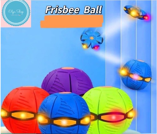 Frisbee Ball Flying Saucer Ball With Light Vent Ball Toys Birthday