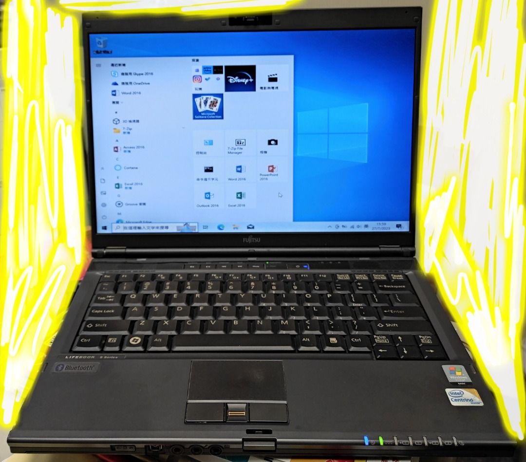 Fujitsu Lifebook S6520 90%新極新淨日本制14吋螢幕Win10 手提電腦