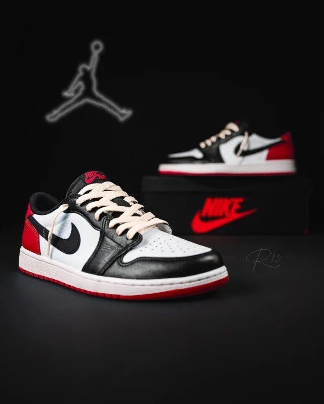 Jordan 1 low black toe price online