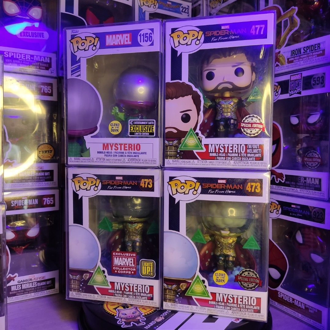 Light up clearance mysterio funko pop