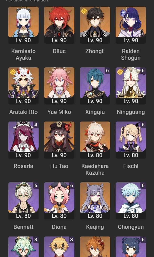 Genshin Account AR59 no deadlinks, Video Gaming, Video Games, Others on