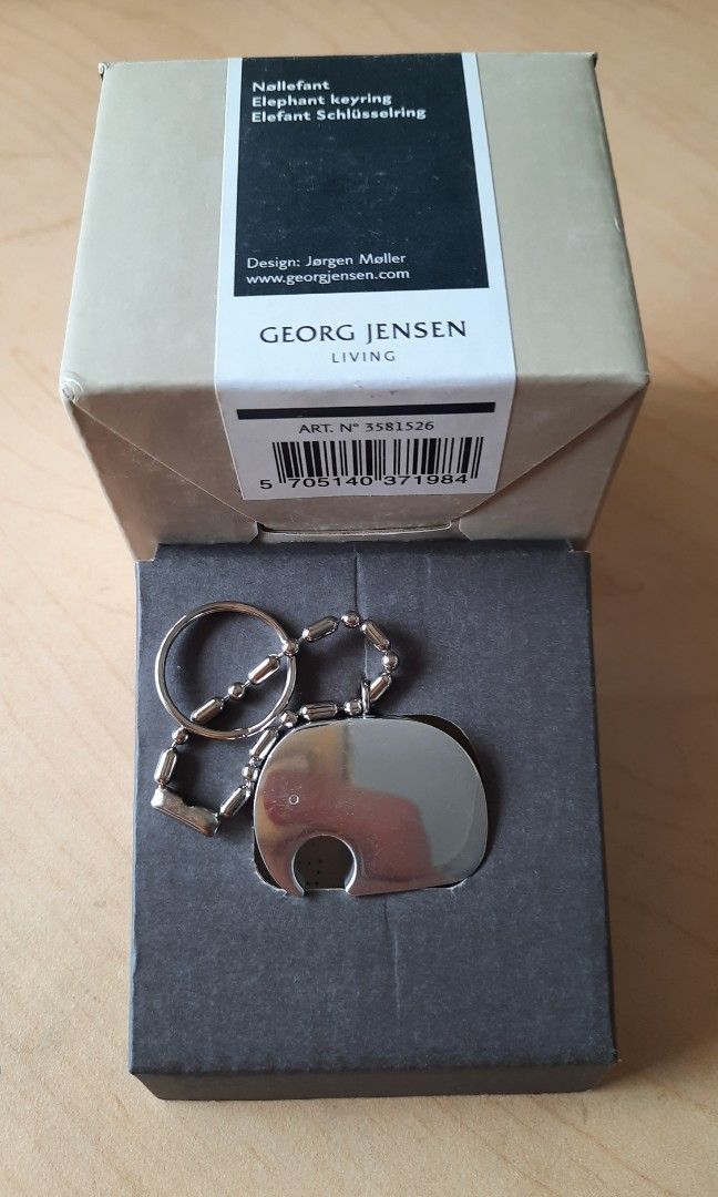 Georg jensen elephant keyring online