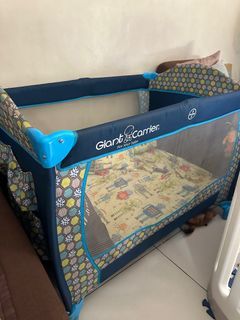 Giant Carrier Ghazy Playpen Crib for Baby Pack & Carry with Rocking System