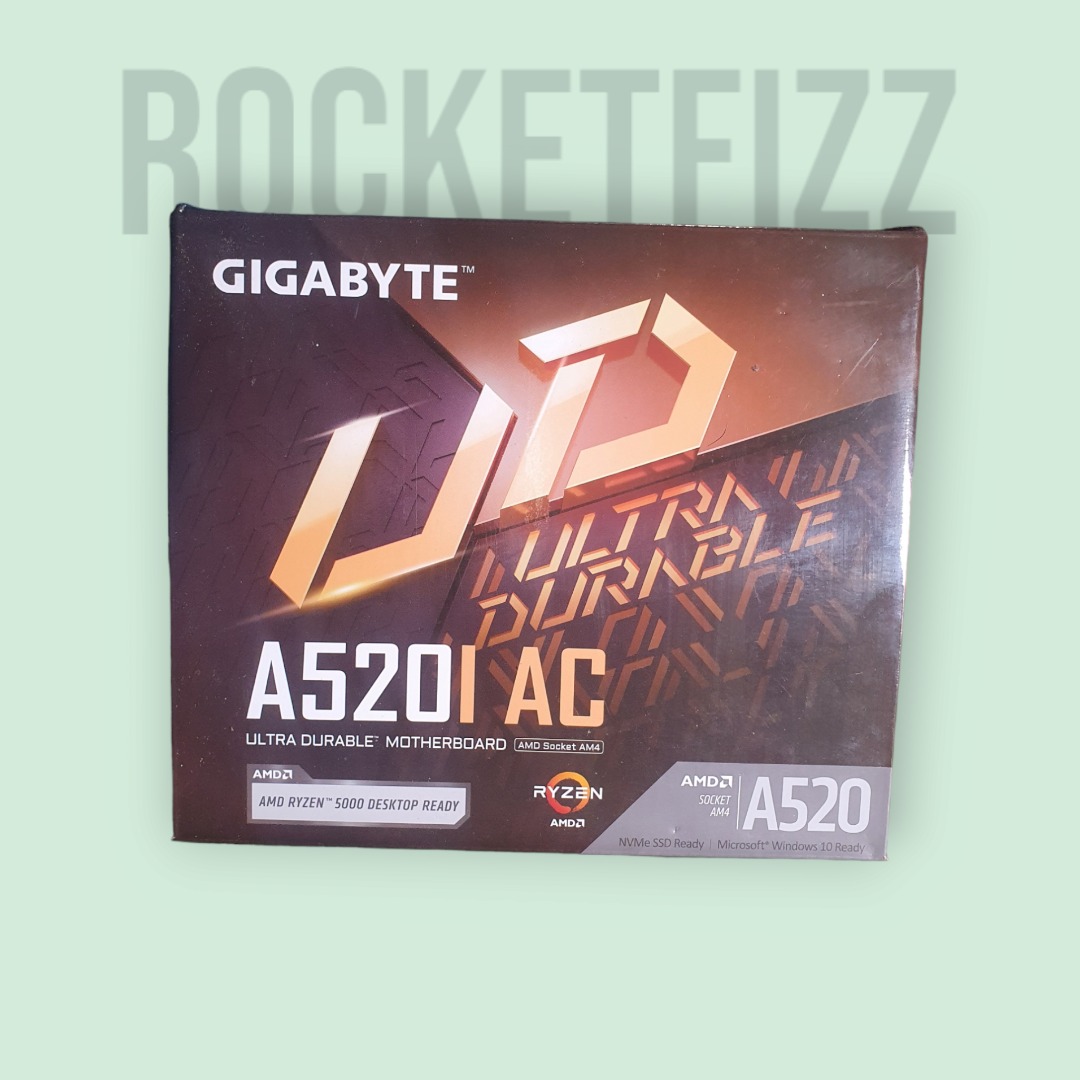 Gigabyte A520I AC Mini ITX Motherboard, Computers & Tech, Parts