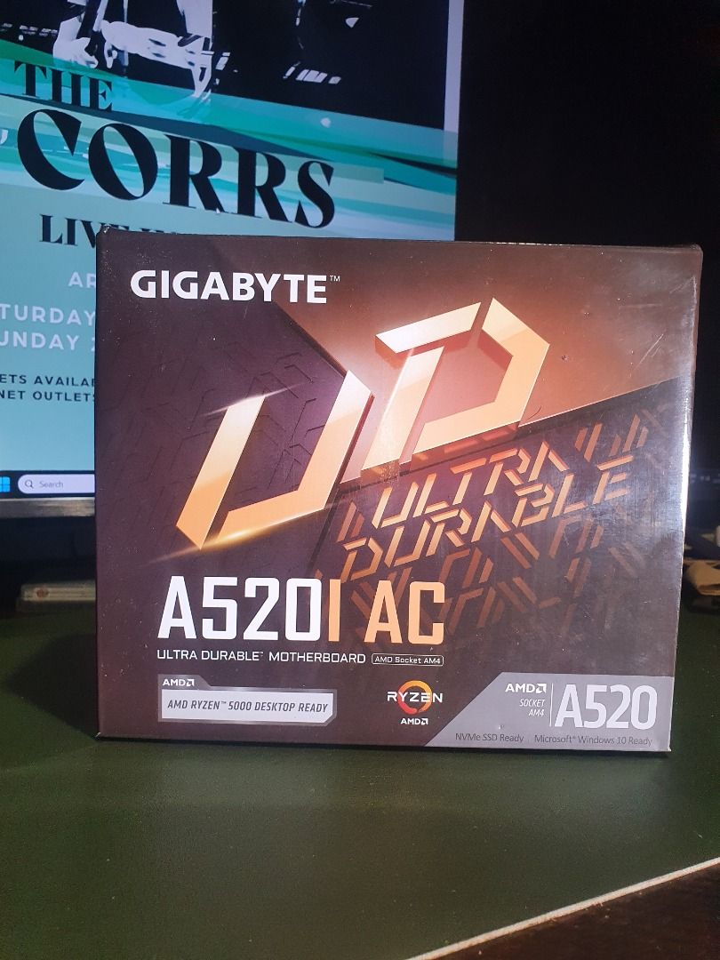 Gigabyte A520I AC Mini ITX Motherboard, Computers & Tech, Parts