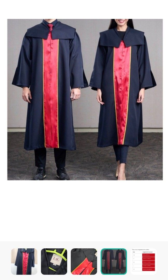 Graduation Gown Temasek Poly 2023, Men's Fashion, Tops & Sets, Sets ...