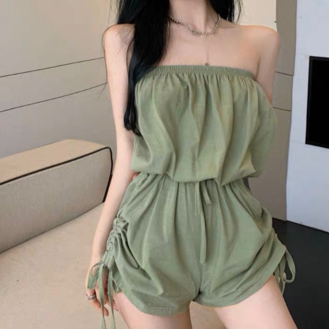 Tube top romper shorts clearance