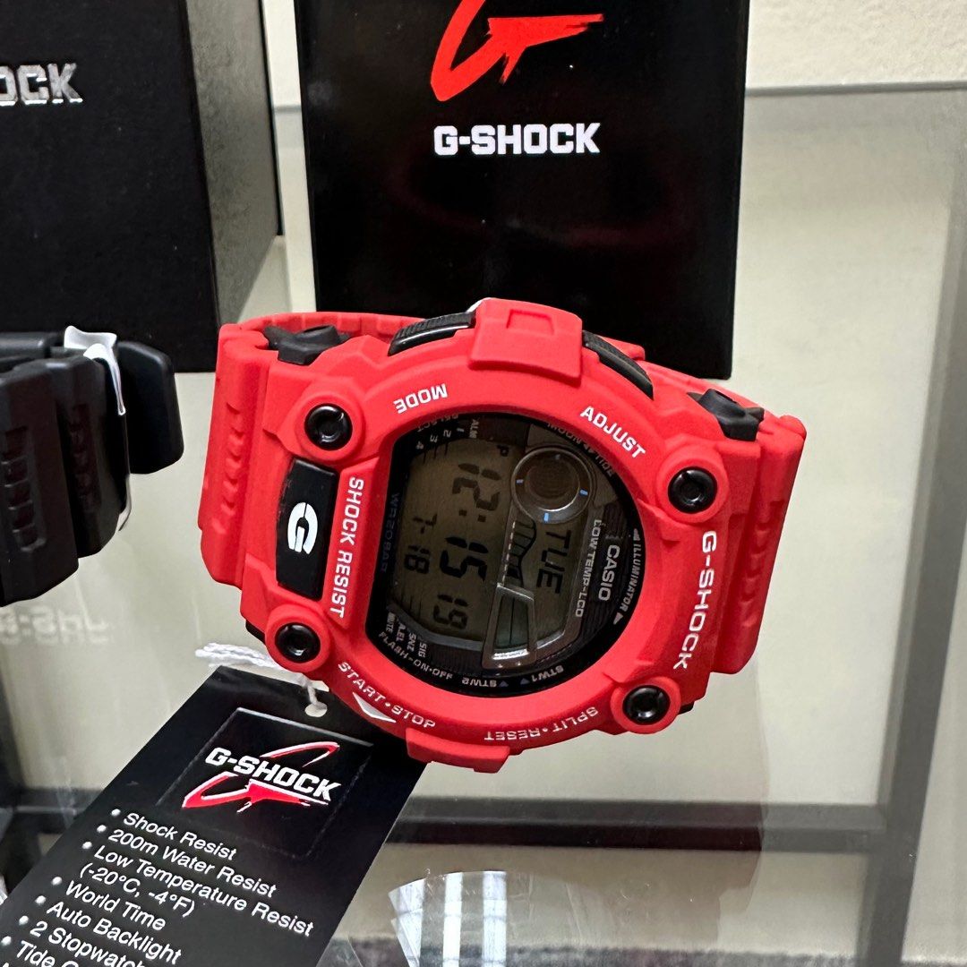 G Shock MAT MOTOR Merah Tough Solar Hitam GW 7900B G 7900 Men s