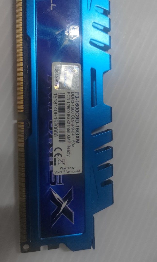 G.SKILL DDR3-1600 F3-1600C9D-16GXM 16GB (8GB X 2), 電腦＆科技