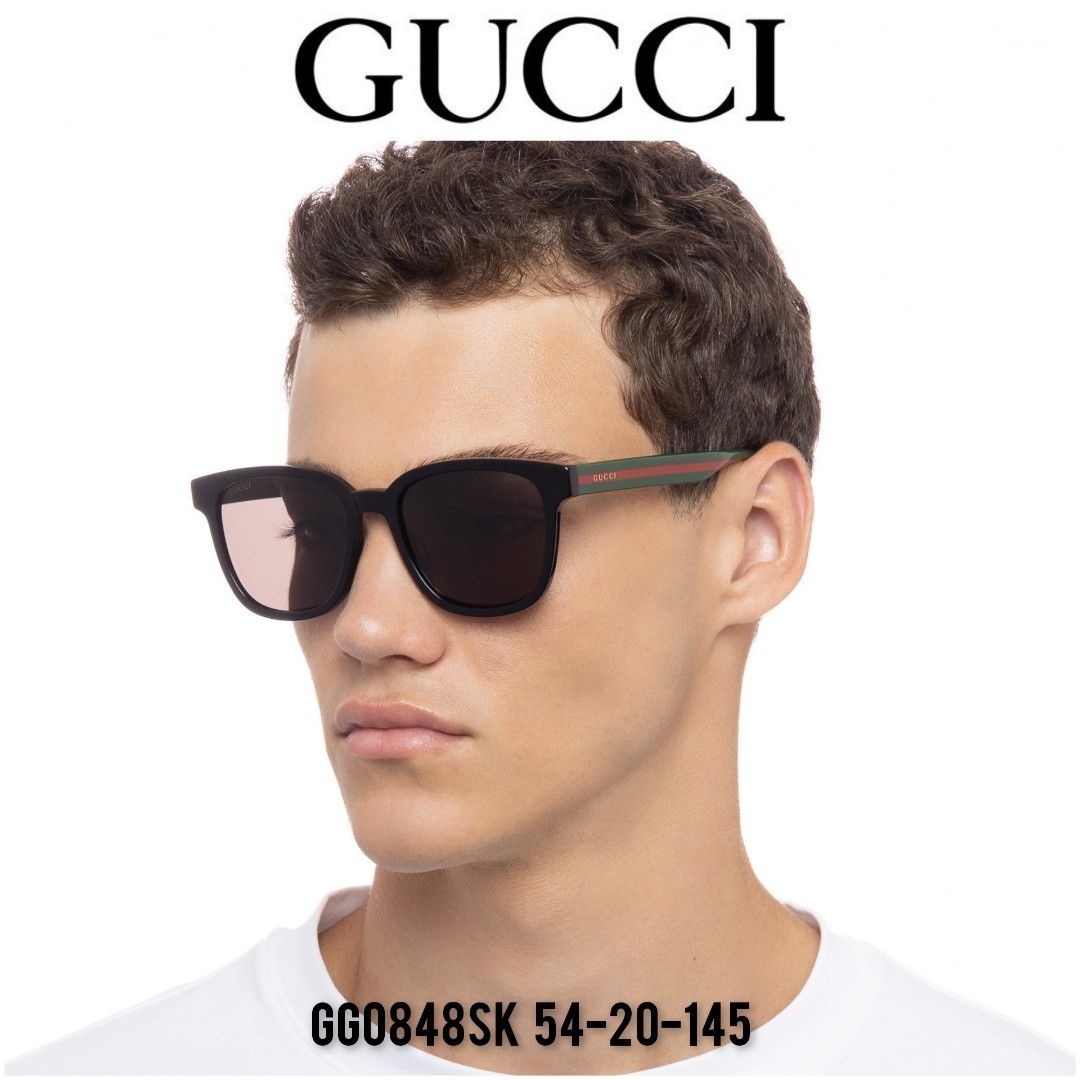 Gucci Eyewear Oversized marbled-effect Sunglasses - Farfetch