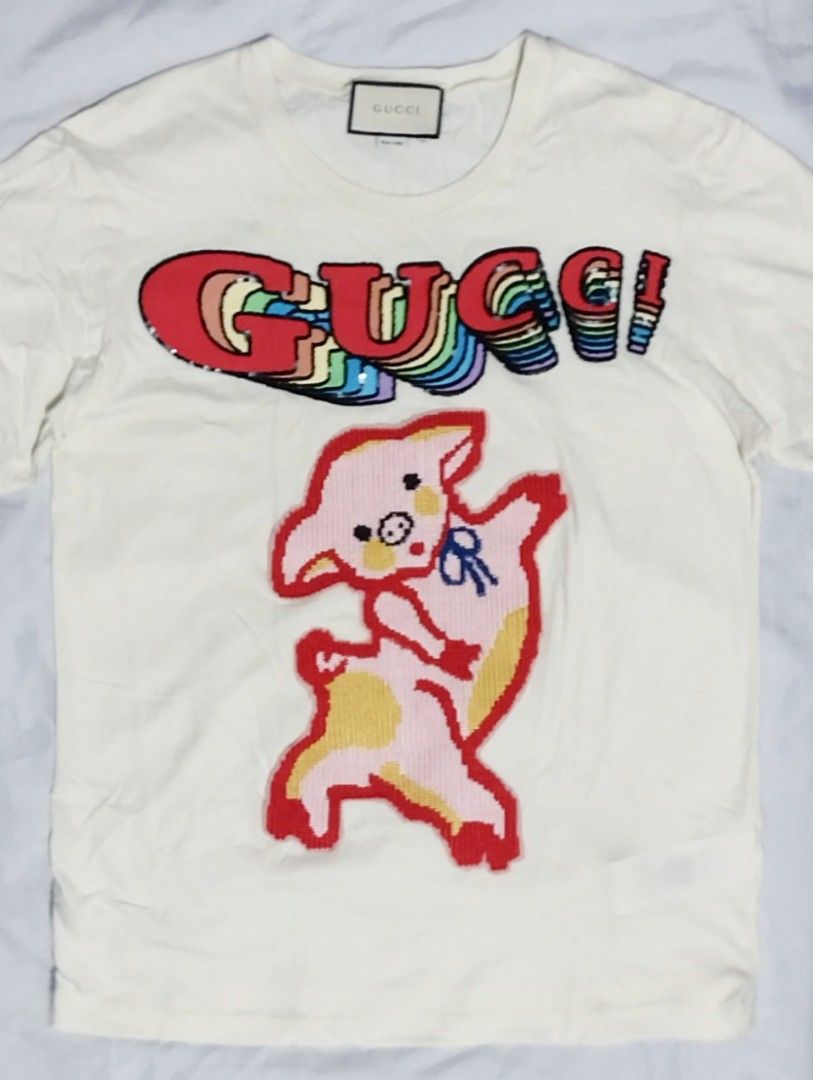 Gucci Year of the Pig Tee Women s Fashion Tops Shirts on Carousell